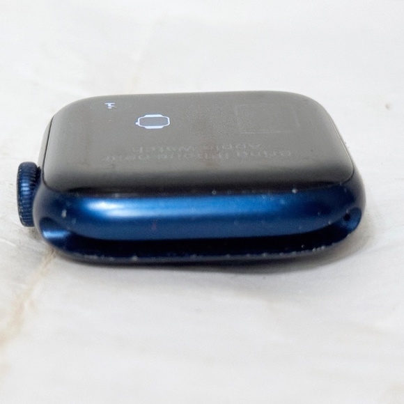 Apple Series 6 Watch Blue Aluminum Case GPS Cellular 44 MM Sport Band EUC - Picture 5 of 13